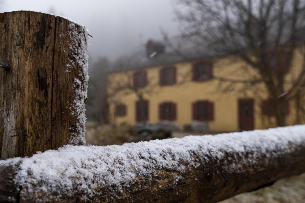 Gite Auberge Les Cascades Ла-Монжи Экстерьер фото